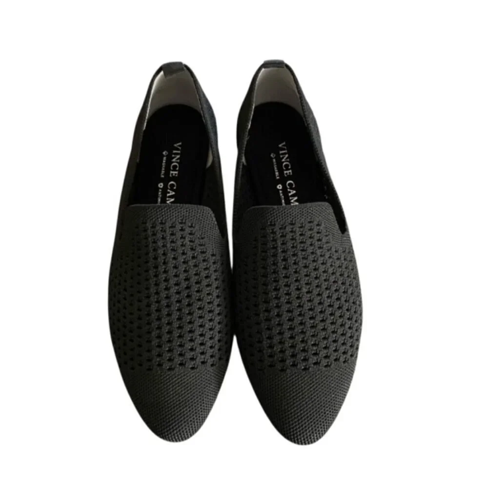 Vince Camuto Fabeau Slip-on Washable Knit Flats in Black 8 - Picture 2 of 6